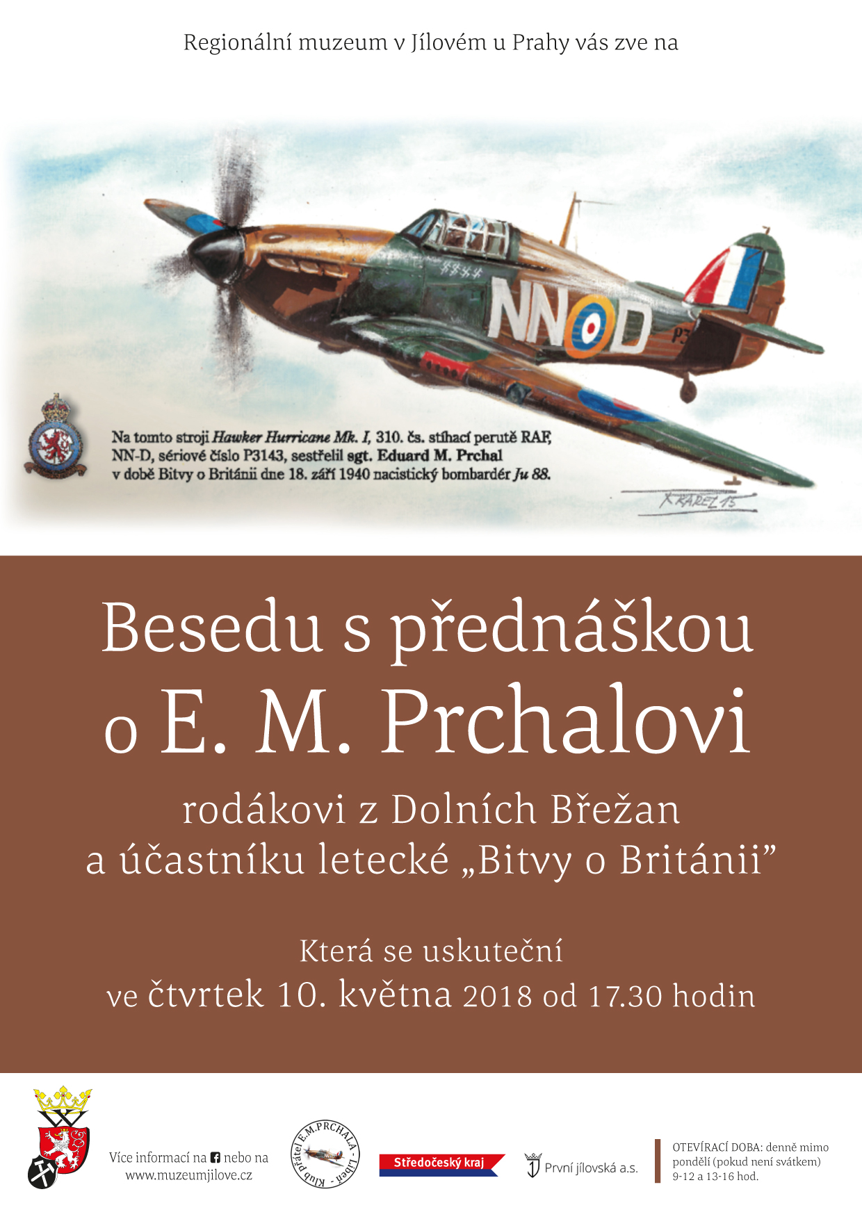 Přednáška o válečném pilotovi E. M. Prchalovi